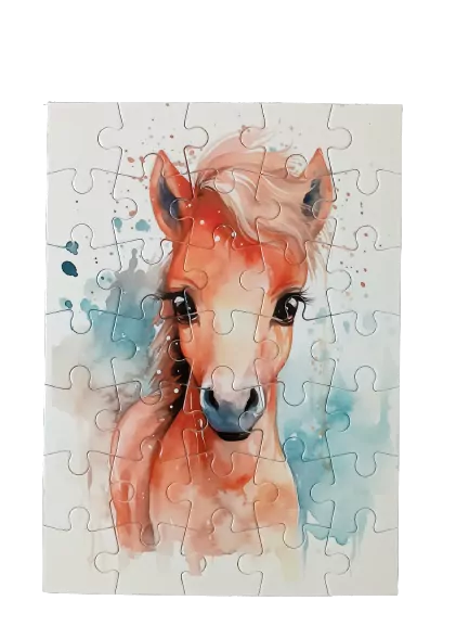 Puzzle hříbě