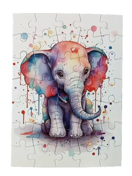 Puzzle slon