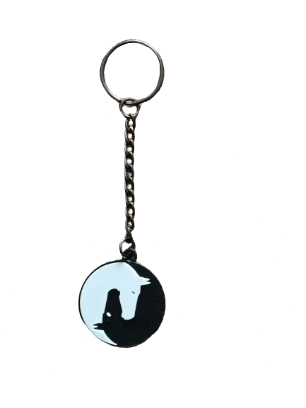 Klíčenka Ying Yang koně