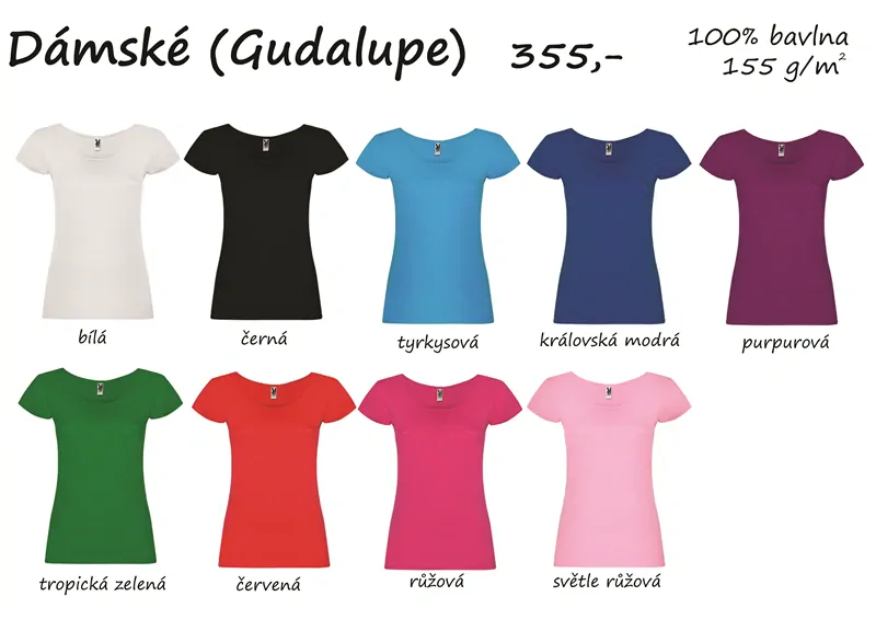 Dámské tričko Guadalupe