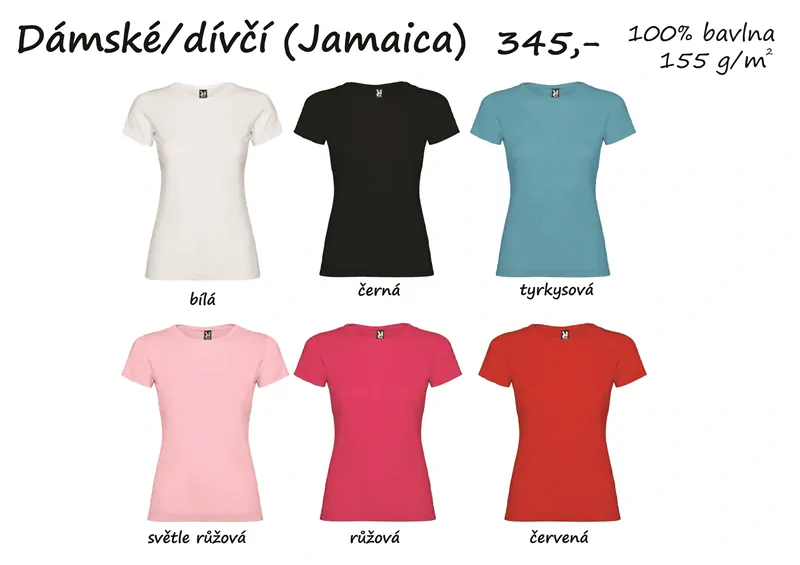 Dámské/dívčí tričko Jamaica