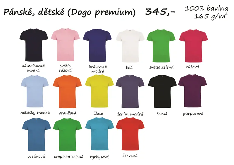 Pánské/dětské tričko Dogo premium