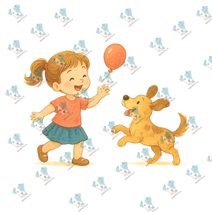 Hrnek Dívka s pejskem