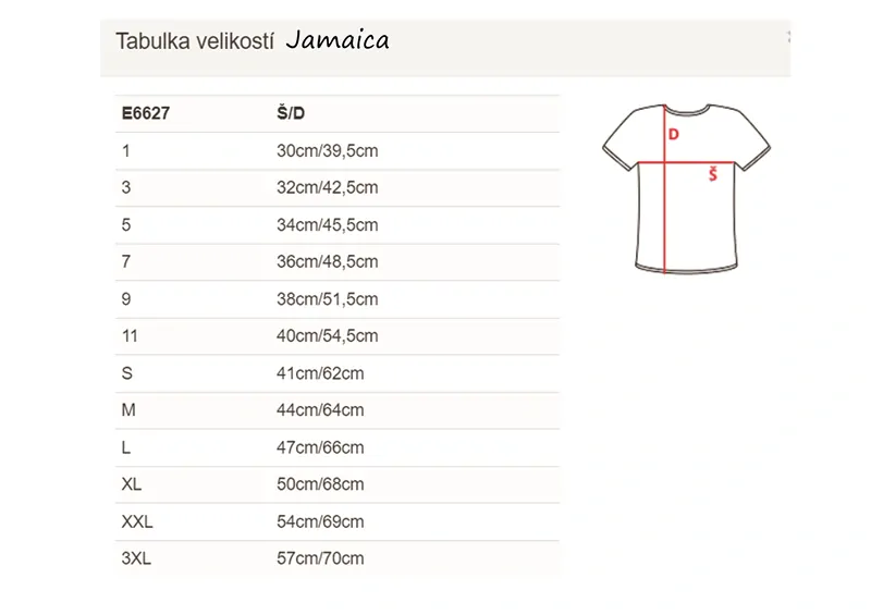 Dámské/dívčí tričko Jamaica