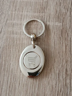 Kovová klíčenka Levandule