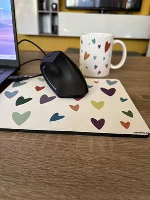 Set podložka + hrnek Hearts