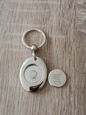 Kovová klíčenka Vlčí mák
