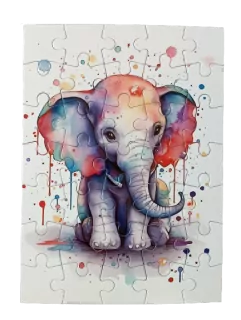 Puzzle slon