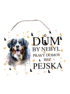 Cedulka s pejskem Valeriem