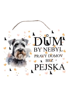 Cedulka s pejskem Priscucem