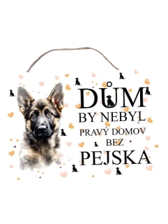 Cedulka s pejskem Marcellinou