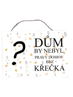 Cedulka s křečkem (vlastní foto)